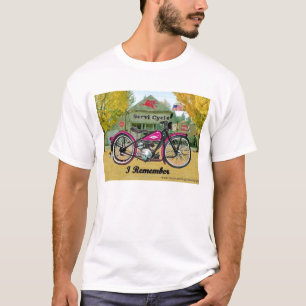 T-shirt Chemise vintage classique de cycle de Servi