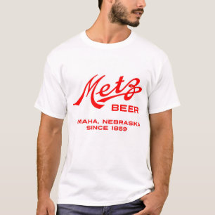 T-shirt Chemise vintage de bière de Metz