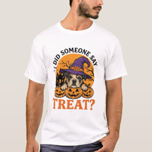 T-shirt Chemise Vintage de Bulldog de la Sorcière d'Hallow