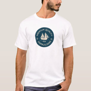 T-shirt Chemise vintage de constructeurs de navires