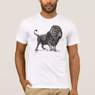 T-shirt Chemise vintage de lion