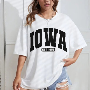 T-shirt Chemise vintage de l'Iowa, cadeau pour la fête des