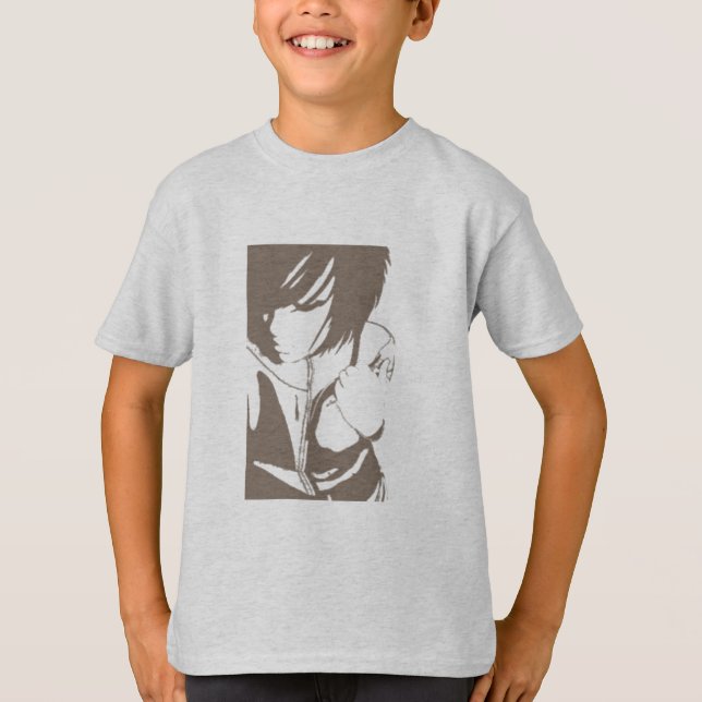 T-shirt Chemise vintage de style (Devant)