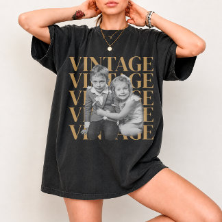 T-shirt Chemise Vintage Papa Personnalisée, Style 90s Fête