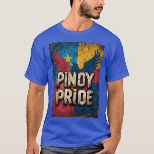T-shirt Chemise vintage Pinoy Pride Drapeau philippin Te