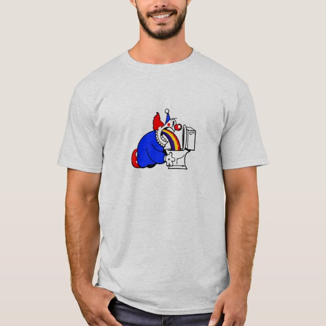 T-shirt Chemise vomissante de clown (Devant)