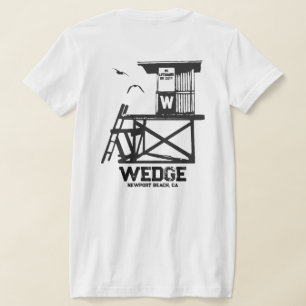 T-shirt Chemise Wedge Tower (Femmes) Newport Beach, Ca
