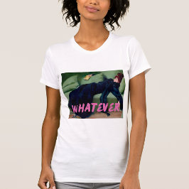 T-shirt Chemise Whatever Pink Graffiti, Art Alterné, Fémin