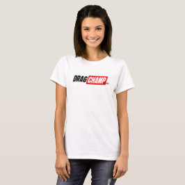 T-shirt Chemise White Ladies DragChamp