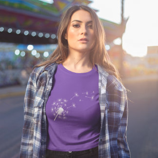 T-shirt Chemise Windflower Tee Design Pissenlit pour Femme