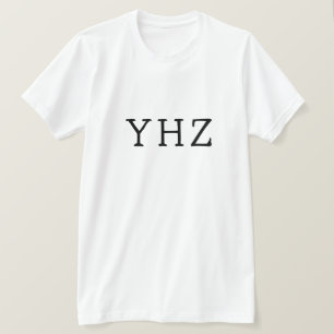 T-shirt Chemise YHZ de l'aéroport international Stanfield 