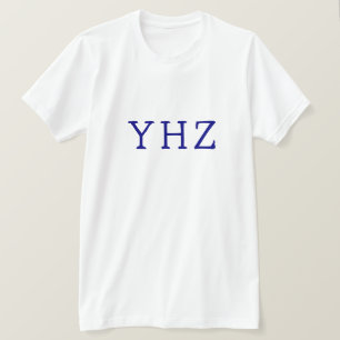 T-shirt Chemise YHZ de l'aéroport international Stanfield 