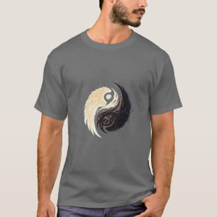 T-shirt Chemise Yin-Yang Wing Emblem – Dark Fantasy