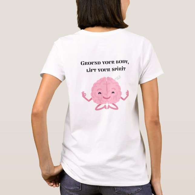 T-shirt Chemise Yoga Flow Energy avec (Dos)