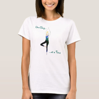 T-shirt Chemise Yoga un jour à la fois