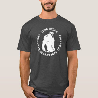 T-shirt Chemise zéro de marché boursier de haie