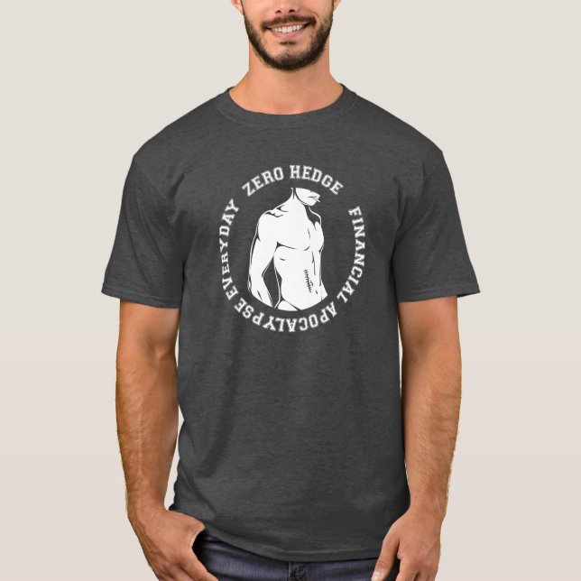 T-shirt Chemise zéro de marché boursier de haie (Devant)