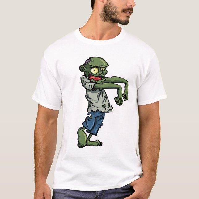 T-shirt Chemise zombie amusante (Devant)
