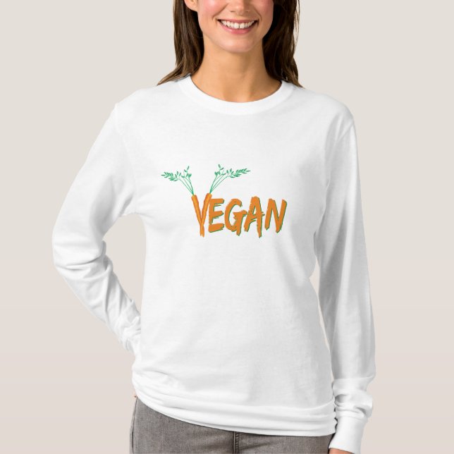 T-shirt Chemises à carottes Vegan Organic Planet (Devant)