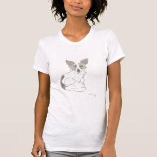 T-shirt Chemises à croquis Papillon