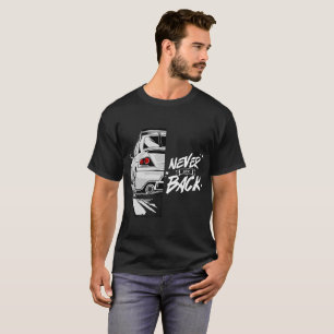 T-shirt chemises à manches à dérive allumage de la voiture
