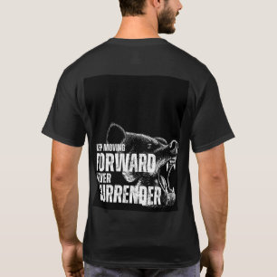 T-shirt chemises à manches courtes avec écriture au dos po