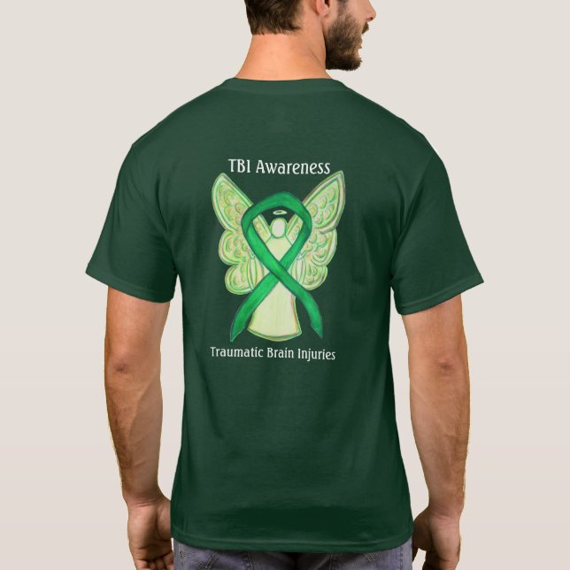 T-shirt Chemises à ruban de sensibilisation aux traumatism (Dos)