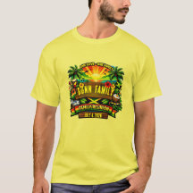chemises assorties ambiance jamaïcaine