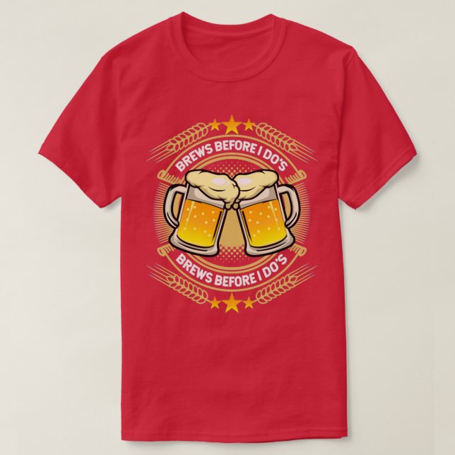 T-shirt Chemises avant de faire des trucs (Design devant)