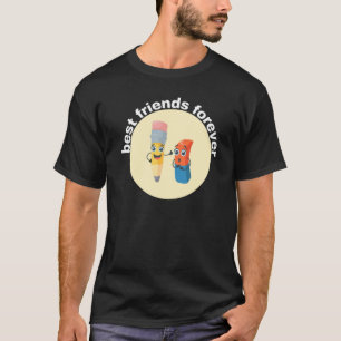 T-shirt Chemises Best Friends Forever   Cadeau d'amitié.