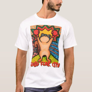 T-shirt Chemises blanches graphiques Squid Fear City