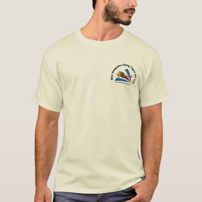 T-shirt Chemises, couleur claire, avec le logo de NH (Devant)