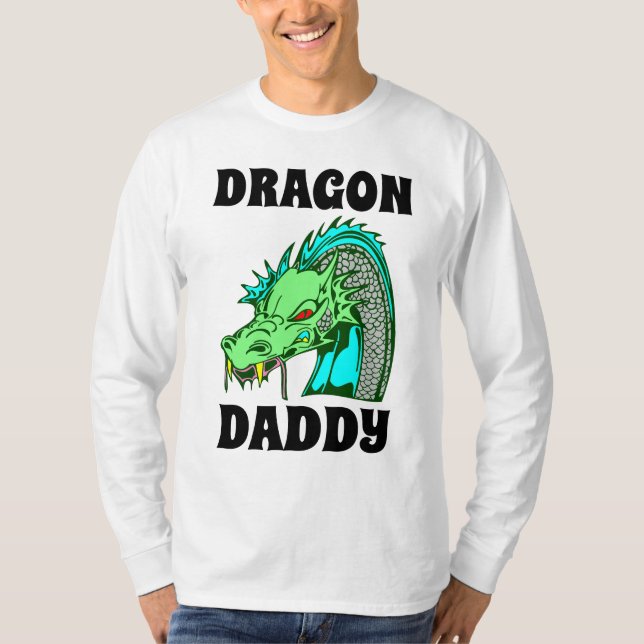 T-SHIRT CHEMISES DAD DRAGON PAPA (Devant)