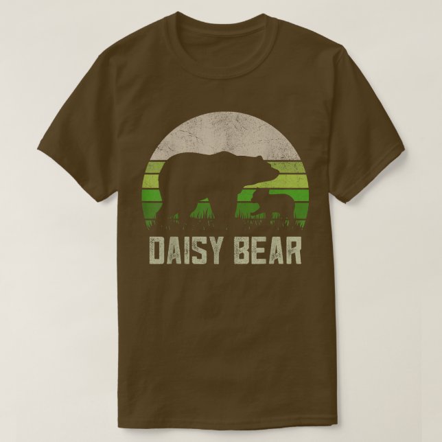 T-shirt Chemises Daisy Drôle De Grand-Enfant, Grand-Mère D (Design devant)