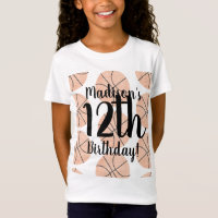 Chemises d'anniversaire de basketball à l'aquarell