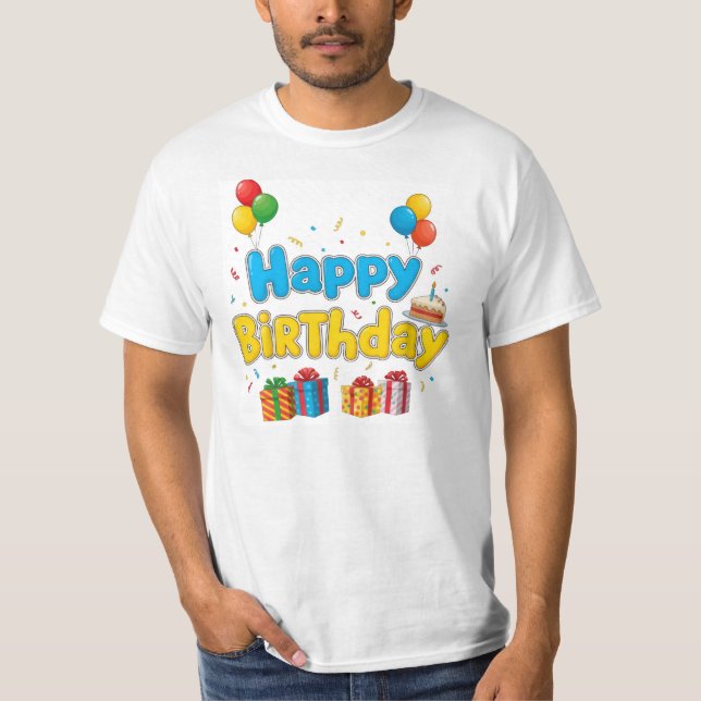 T-shirt Chemises d'anniversaire en famille | Correspondanc (Devant)