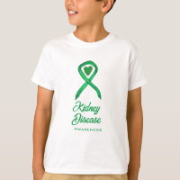 Chemises d'art Coeur du ruban de sensibilisation a