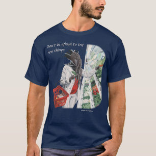 T-shirt Chemises d'art d'imaginaire d'épicerie de Flayer