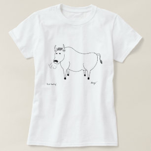 T-shirt Chemises d'art populaire de Taureau