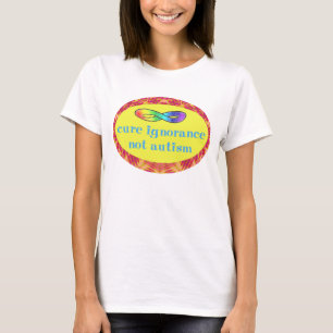 T-shirt Chemises d'autisme d'ignorance de traitement pas