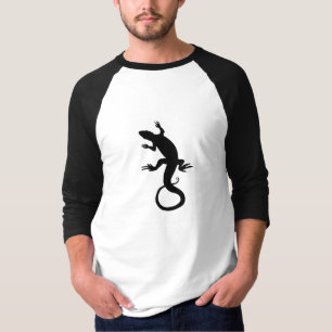 T-shirt Chemises de baseball en art de lézard Chemise rept