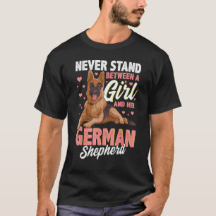 T-shirt Chemises de Berger Allemand pour filles ne se tien