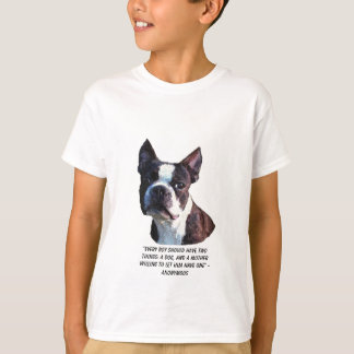 T-shirt Chemises de bull-terrier de Boston