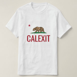 T-shirt Chemises de CALEXIT avec le drapeau d'état de