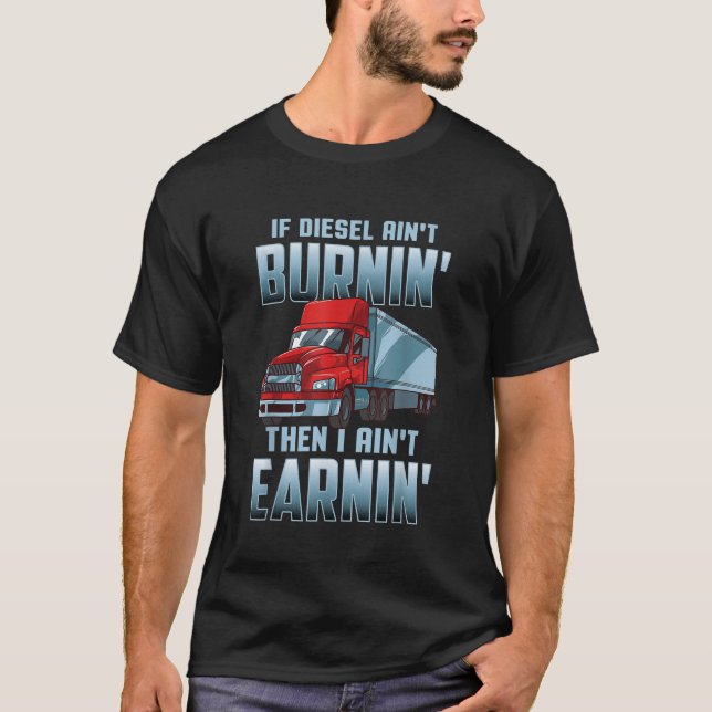 T-shirt Chemises De Camions Drôle Pour Hommes Femmes Chauf (Devant)