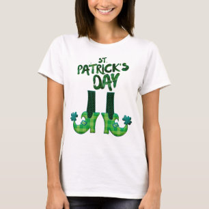 T-shirt Chemises de chaussures de Leprechaun Saint-Patrick