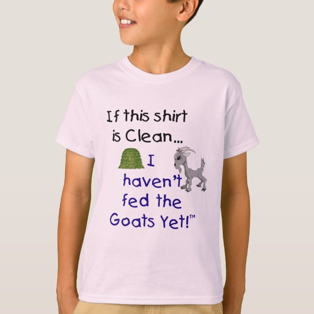 T-shirt Chemises de chèvre amusantes (Devant)