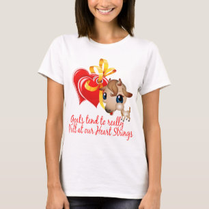 T-shirt Chemises de chèvre et marchandises de chèvre