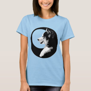 T-shirt Chemises de chien de malamute de Tee Husky Sport H