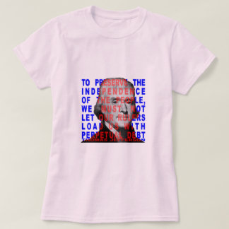T-shirt Chemises de citation de Thomas Jefferson